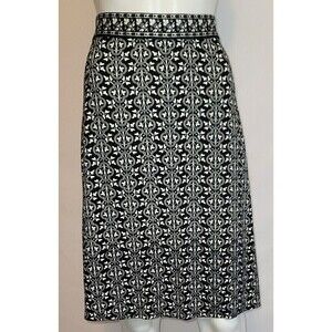 Max Studio Patterned Knit Pull-On Skirt Size XS